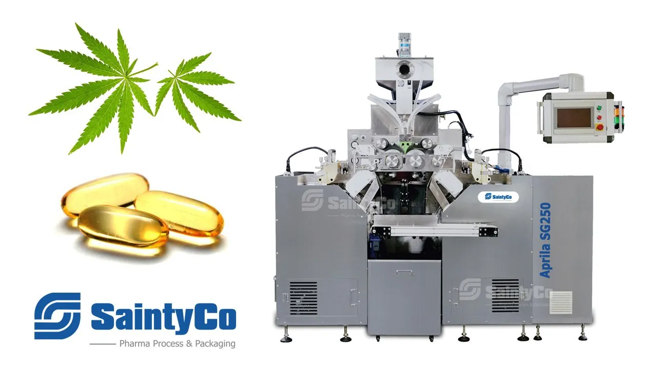SaintyCo Aprila SG250 Encapsuladora Softgel Grande Escala